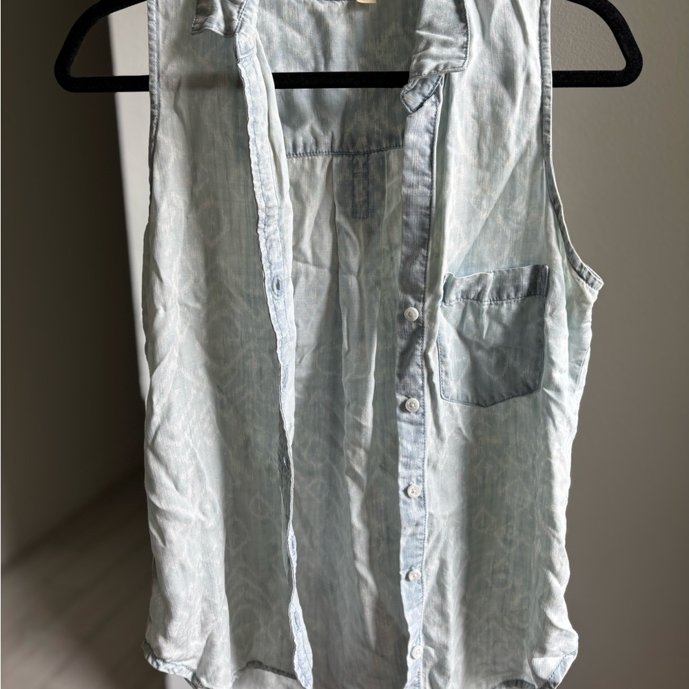 Anthropologie Light Blue Denim Shirt